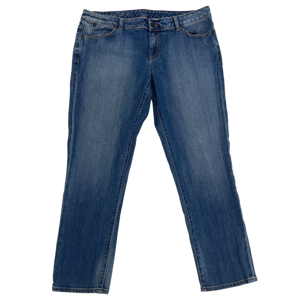 Talbots Light Wash Denim Signature Ankle Jean 16W
